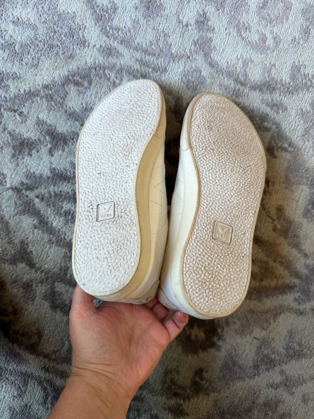 VEJA Esplar Leather White Sneakers - Picture 9 of 13